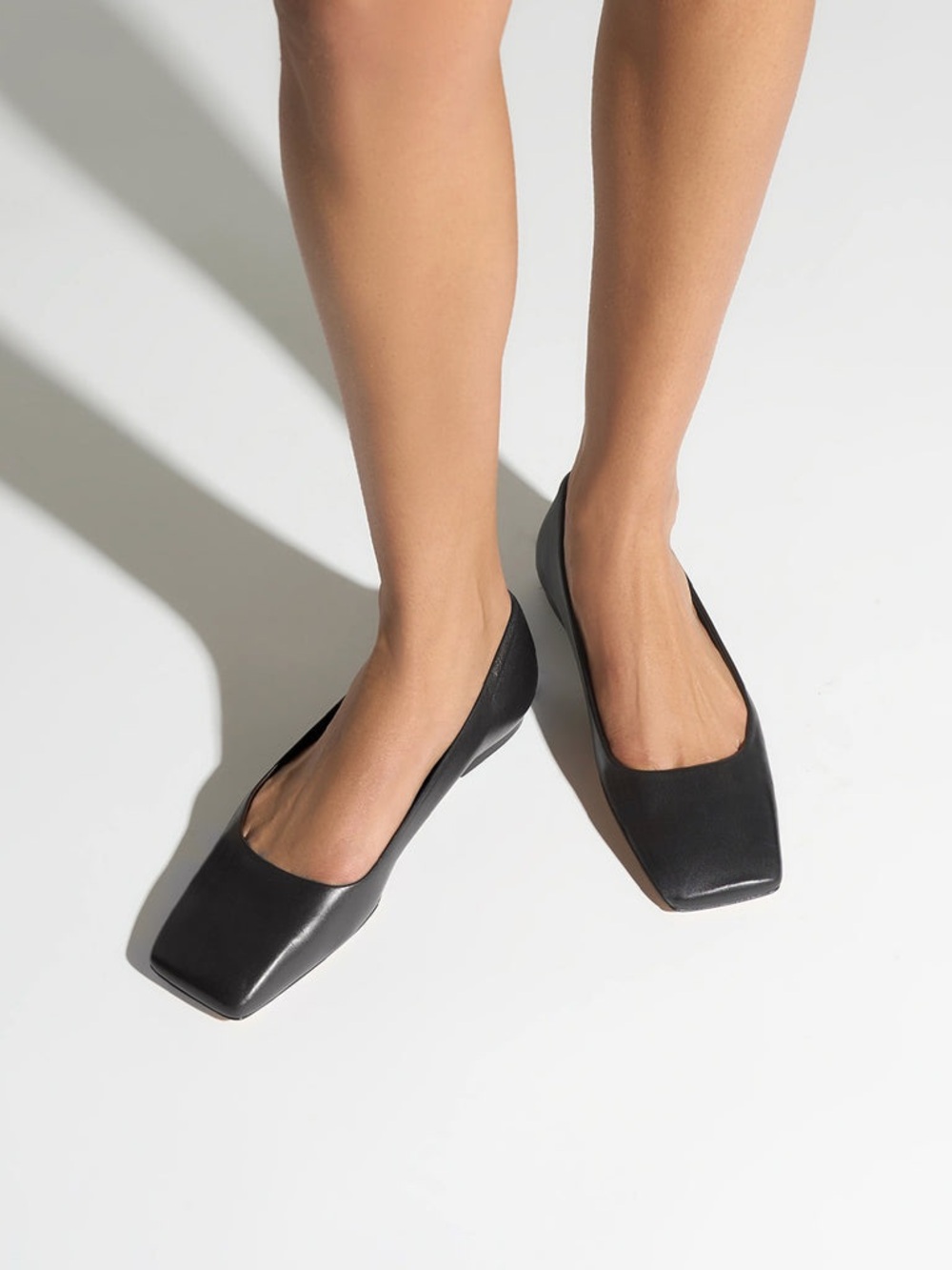 Aeyde Matti Square-Toe Flats - 37.5